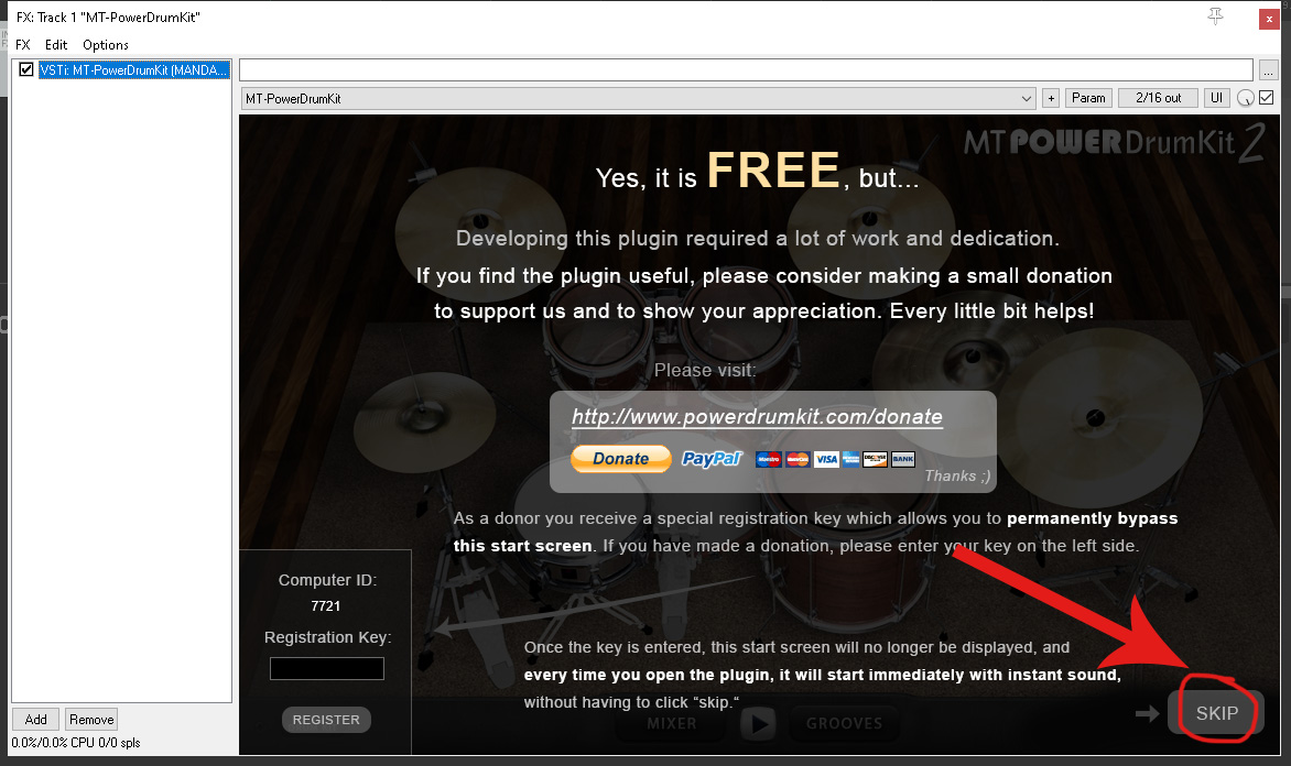 free mt power drum kit 2