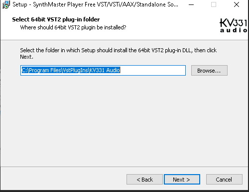 Install VST Plugin from EXE - Installation