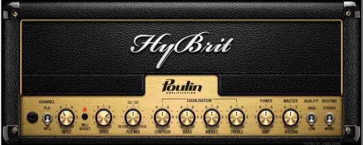 Poulin HyBrit Free Guitar VST plugins and software
