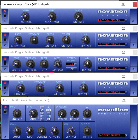 Free VST FX Suite Synth Filter and Phaser Untidy Music